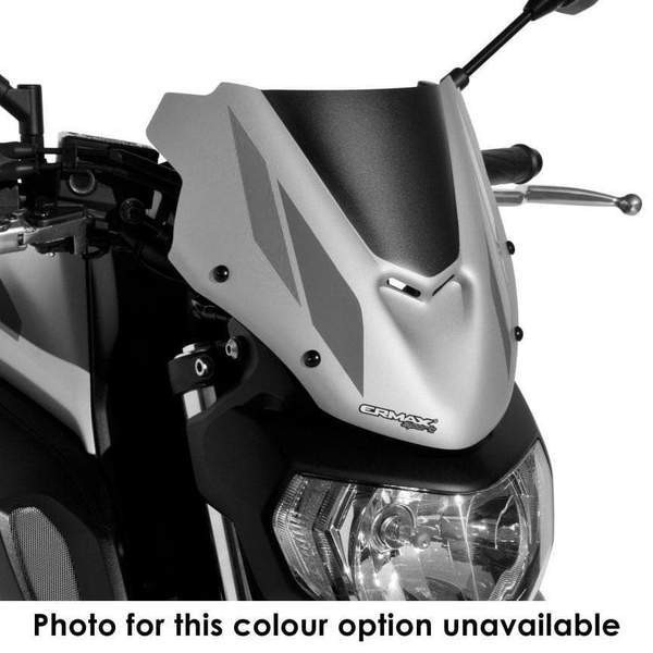 Ermax Ermax nose fairing | matte metallic grey/fluo yellow | yamaha mt-07 2018>2020
